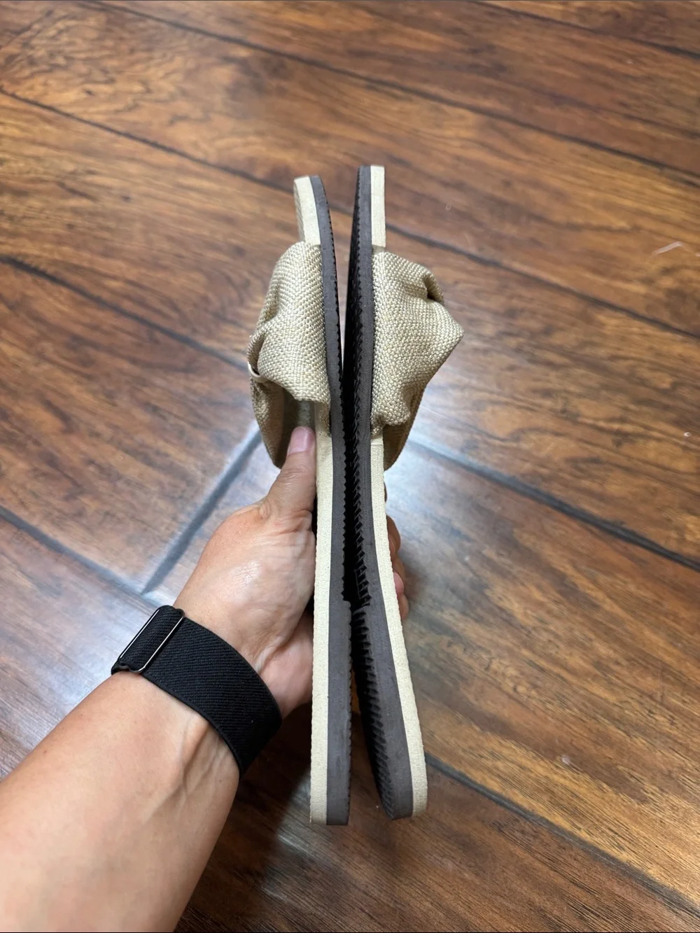 Havaianas You Saint Tropez Bow Slide Sandals Metallic Gold 7/8W 37/38